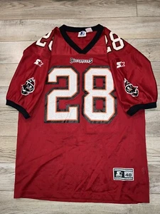 Warrick Dunn #28 Tampa Bay Bucs Buccaneers NFL Football Starter Jersey 48 LG L - Picture 1 of 3