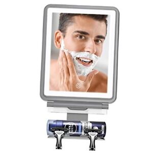  Shower Mirror Fogless for Shaving with Squeegee to Keep Clean or Remove Grey
