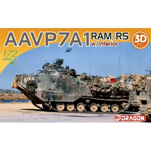 AAVP7A1 RAM/RS W/INTERIOR KIT 1:72 Dragon Kit Mezzi Militari Modellino Nuovo - Immagine 1 di 1