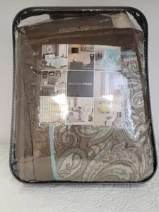 Madison Park Aubrey Full/Queen 6 Piece Duvet Cover Set in Blue - Olliix MP12-276 - Picture 1 of 10