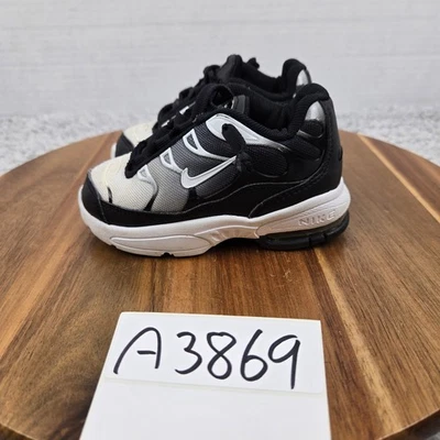 Nike Air Max Plus TD Black White Daily Casual Sneaker Toddler 6c 314730-077 - Image 1 of 4