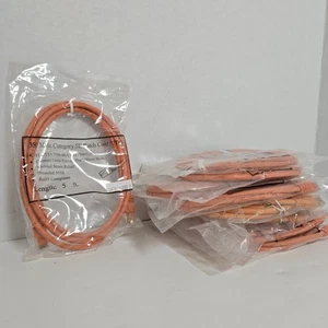 LOTE UTP CABLE DE CONEXIÓN CATEGORÍA 5E 5 FT 350 MHz/11 naranja TSB-40A ETL verificado - Imagen 1 de 4