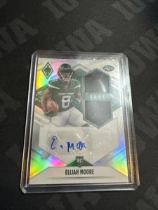 TARJETA DE FÚTBOL AMERICANO ELIJAH MOORE SP/99 PARCHE DE DUELO AUTÓGRAFO PANINI PHOENI - Imagen 1 de 3