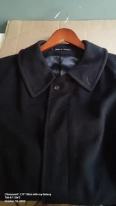 Gabardina para hombre Burberry London NEGRA talla 44 mezcla de algodón - Imagen 1 de 9