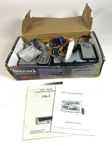 Innovatek FD-1 Car DVD Vcd MP3 Player W TFT Color Monitor & Remotes - Picture 1 of 9