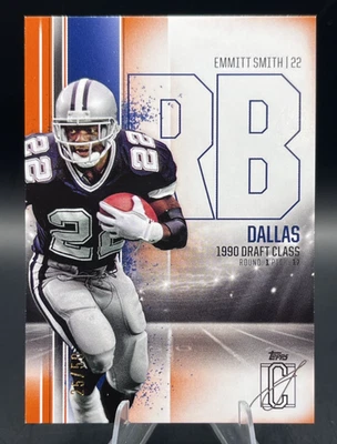 EMMITT SMITH 2024 Topps Signature Class #11 Naranja 25/50 - Vaqueros Foto 1 de 2