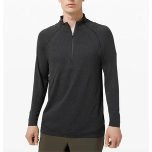 NWT Lululemon Metal Vent Tech 1/2 Zip 2.0 Athletic Breathable Top Black Size XL - Picture 1 of 8
