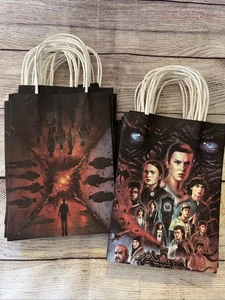 Lot Of 20 Stranger Things Party Supplies Gift Bags Unused Paper Handles - Picture 1 of 5