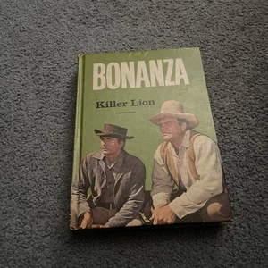 VINTAGE WHITMAN BONANZA KILLER LION HARDCOVER BOOK 1966 - Bild 1 von 3