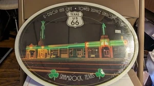 U-Drop Inn Cafe Route 66 Shamrock Texas Tin Metal Sign. Brand New!  - Picture 1 of 4