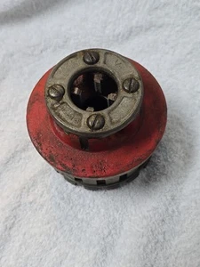 Cabezal de troquel roscador de tubería Ridgid 1/2", hecho en EE. UU., usado - Imagen 1 de 3