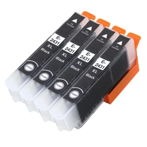 4 Black Ink Cartridges for Epson Expression Photo XP-750, XP-850, XP-950, XP-970 - Picture 1 of 6