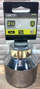 Enchufe mecánico maestro de 2-1/4", unidad de 3/4", 12 puntos, 374835, CR-V, envío gratuito a EE. UU. - Imagen 1 de 6