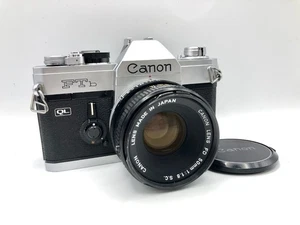 Cámara Canon FTb QL SLR 35 mm SLR y raro conjunto de lentes zoom 50 mm F/1,8 mecánico FTBN - Imagen 1 de 17
