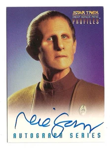 Star Trek DS9 Deep Space 9 Profile Rare Auto Rene Auberjonois as Odo - Bild 1 von 1