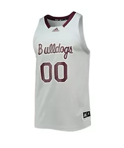 Adidas Men’s Mississippi State Bulldogs #00 Reverse Retro Basketball Jersey Sz M - Picture 1 of 4