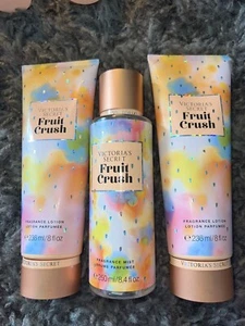 Victoria's Secret Fruit Crush Fragrance Mist & Lotion Set Of 3 - Picture 1 of 1