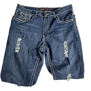 U-51 Brand Jeans Womens Blue Denim Pants High Rise Stretch Size 16 - Picture 1 of 15