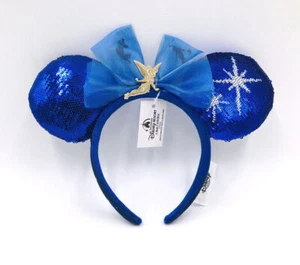 Shanghai Rare Edition 2021 Tinker Bell Ears Blue Peter Pan's Flight Disney Parks - Picture 1 of 6