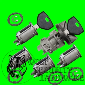 Dodge Ram Van 91-94 interruptor de llave de encendido cilindro y conjunto de 2 llaves - Imagen 1 de 2