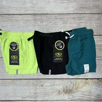 Athletic Works Baby Boy Shorts Size 12 Months. NWT! 3 Pairs Of Shorts. - Image 1 of 4