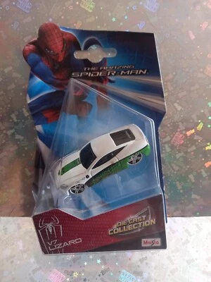 Maisto Spider Man 2012 Marvel Modellino Car Auto Die Cast Collection V7 Lizard - Immagine 1 di 2