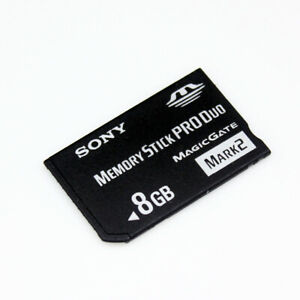 Clé mémoire de carte MS Sony 8 Go PRO Duo 8 Go pour ancien appareil photo/DV/PSP Sony