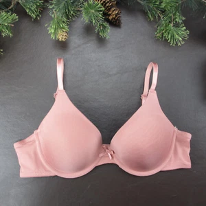 Secret Treasures Bra 36B Salmon Padded Underwire Adjustable Clasp Back - Picture 1 of 10