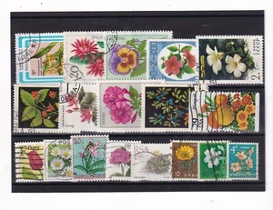 Lot 18 Briefmarken Thema Blumen Q1569 - Bild 1 von 1