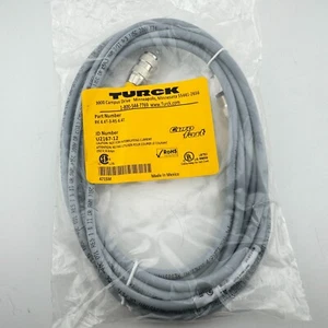New Turck RK 4.4T-3-RS 4.4T U2167-12 Eurofast Cable Euro Fast Male/Female 4-pin - Picture 1 of 5