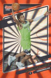 2021 Donruss #78 Jaden McDaniels Holo Orange Laser Excellent - Bild 1 von 1