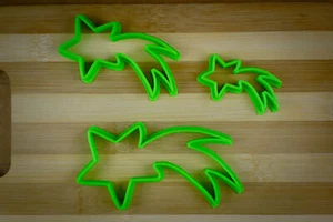 Flammende Sternschnuppe - Feuerwerk - Kometenschwänze - Flammendes Feuer - Ausstecher - Bild 1 von 10