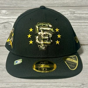 New Era SF Giants 2024 Armed Forces Day 59FIFTY Fitted Hat Cap 7 5/8 Low Profile - Picture 1 of 8