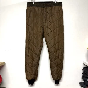 Vintage Quilted Pants 1960-70s Men 38x30 Outdoors Hunting - Picture 1 of 11