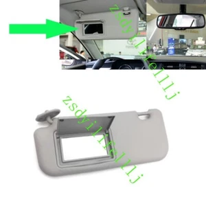 1x For Toyota Corolla 2014-2017 Front Left Side Sun Visor with Mirror Grey Frame - Picture 1 of 1