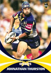 2011 NORTH QUEENSLAND COWBOYS NRL Card JOHNATHAN THURSTON Daily Telegraph - Picture 1 of 3