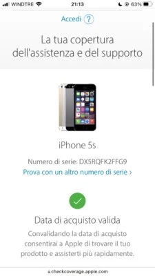 Apple iPhone 5s - 16GB - Argento (Sbloccato) - Immagine 1 di 4