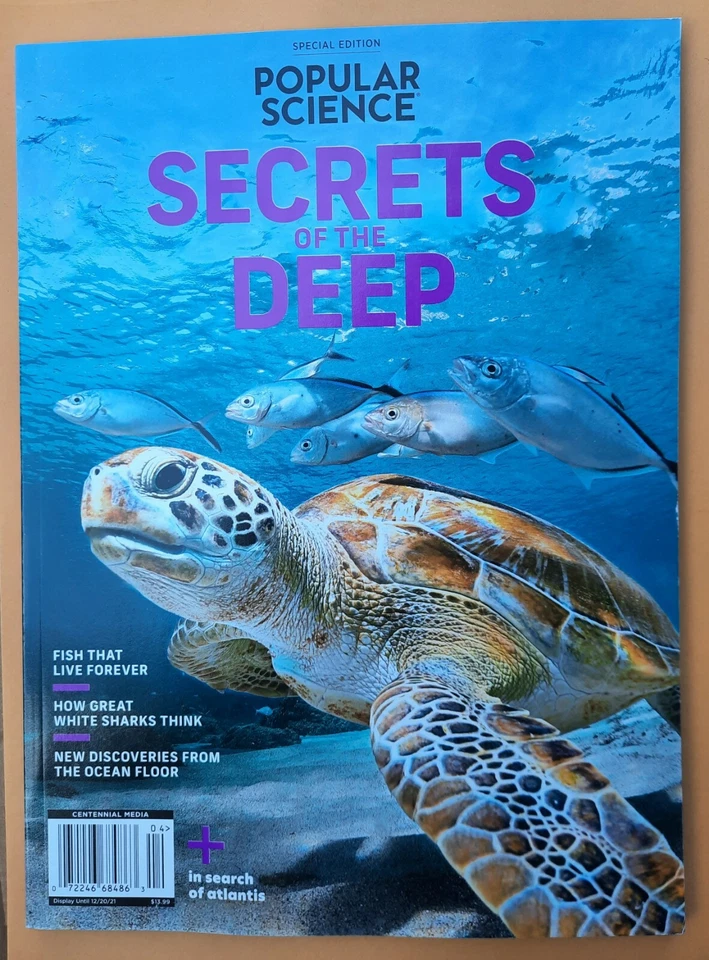 SECRETS of the DEEP Special Edition Popular Science Magazine Ocean Sea Life - Image 1 of 1