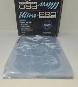 Ultra Pro Platinum Trading Card 25 Pocket Pages Standard One-Sided 9 Card 3 Hole - Picture 1 of 5