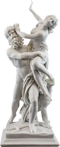 14 Zoll griechische Gott Pluto und Proserpina Statue von Gian Lorenzo - Bild 1 von 8