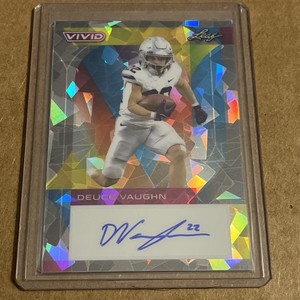 2023 Vivid Leaf Football Deuce Vaughn 3/9