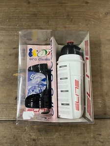 Botella ELITE GIRO D'ITALIA + Jaula de Botella de Carbono - Nuevo en Caja - Imagen 1 de 4