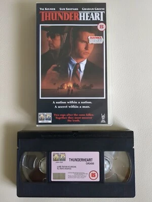 Thunderheart VHS PAL Video 1996 Val Kilmer Sam Shepard Columbia - Image 1 of 4