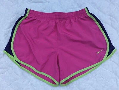 Pantalón Corto Nike Juniors Dri Fit Talla L Amarillo Lavanda Púrpura Forrado Bolsillo 455912  Foto 1 de 4