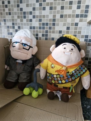 Disney Pixar Up Mr Frederickson and Russell Plush Soft Toys Bundle - Image 1 of 4