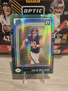 Caleb Williams 2024 Panini Donruss Optic Green Hyper Prizm Rookie RC #201 Bears - Imagen 1 de 3