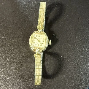Vintage Wittnauer 10K RGP Gelbgold Damenuhr für Service Teile Reparatur - Bild 1 von 10