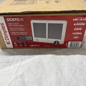 Dimplex DCSTC402TW 4000-Watt 240-Volt Forced Air Heater Wall Mount (47527) New - Picture 1 of 2