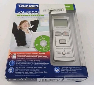 Olympus VN-5500PC Digital Voice Recorder Handheld Dictaphone - Picture 1 of 6