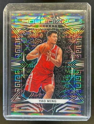Grabado eléctrico Obsidian Yao Ming 2022-23 Asia #145 cohetes Foto 1 de 2
